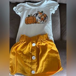 toddler boutique fall outfit- never worn
